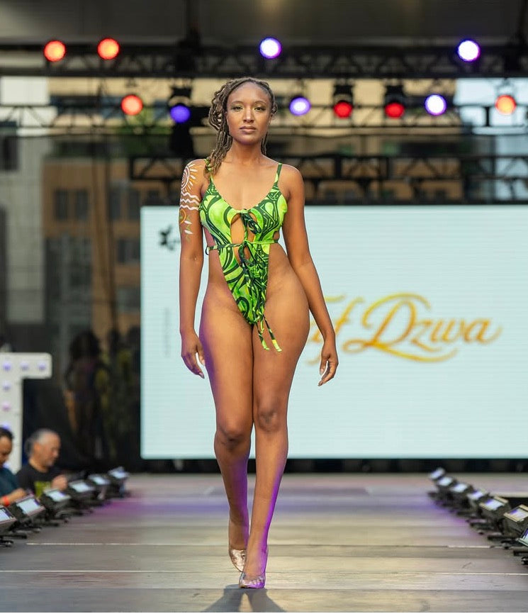 Greenyte One Piece Sexy High Cut Monokini Swimsuits