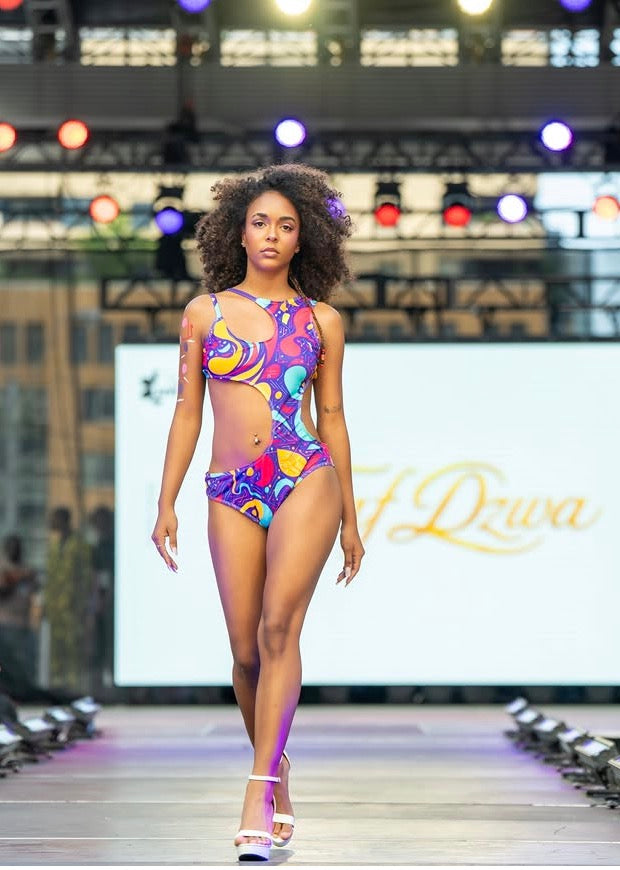 Theigh One Piece Sexy Cut Out Monokini Swimsuits