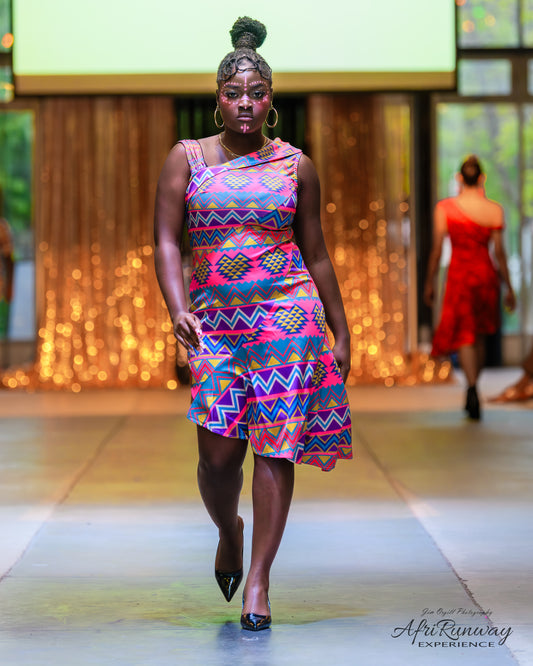 Pinkafro Off Shoulder Sleeveless Midi Dress